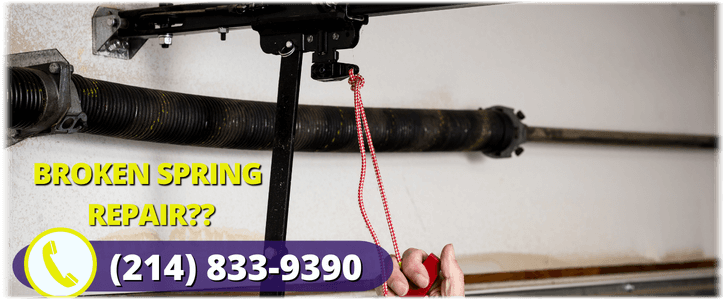 Broken Garage Door Spring Repair Frisco TX (214) 833-9390